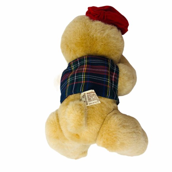 Vintage Raikes Papa Bear Wooden Face Plush Applause Moveable Arms and Legs - Picture 8 of 8